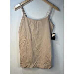 Avenue Women's Plus Size Spaghetti Strap Stretch Camisole Nude 1x NwT Shaper